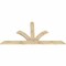 Ekena Millwork Richland Rough Sawn Timber Gable Bracket, Douglas Fir, 96"W x 48"H x 2"D x 6"F, 12/12 Pitch GBW096X48X0206RIC00RDF - alternate 4